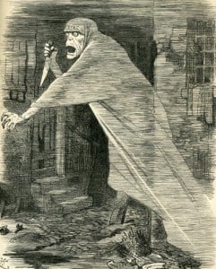 The Nemesis of Neglect The famous Punch Cartoon that shows a knife wielding phantom drifting through the slums of London's East End.