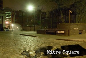 A view of Mitre Square today where Jack the Ripper's fourth victim, Catherine Eddowes, was murdered.
