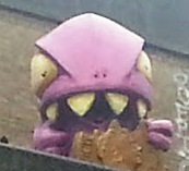 The Spitalfields Monster This handsome pink monster looks down from a ledge that we pass on the Jack the Ripper Walking Tour.