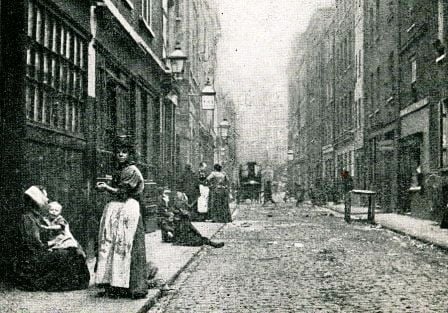 A view Along Dorset Street.