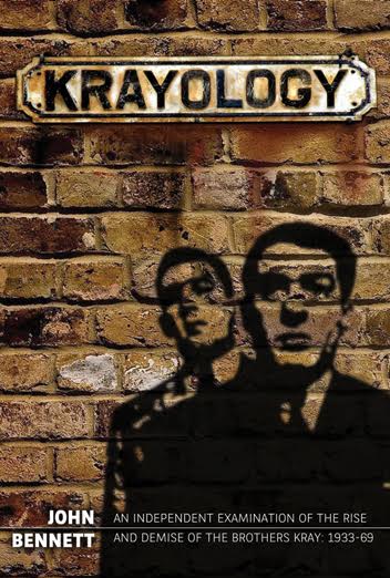 The front cover of John Bennett's Krayology showing the Kray Twins