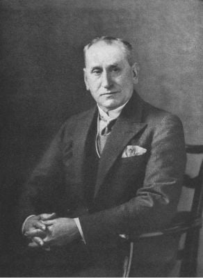 A black and white photograph of Detective Inspector Wensley.