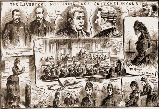Illustrated Police News Coverage of the trial of Mrs Florence Maybrick.
