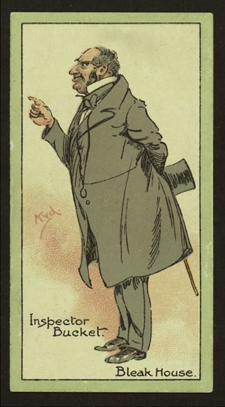 An image of Inspector Bucket from Charles Dickens Bleak House.