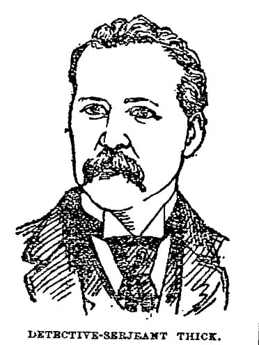 A sketch of Sergeant William Thick.