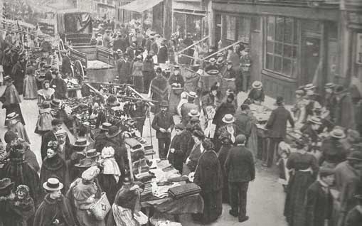 Streets were now used for cars
previously people would walk on them
since sidewalks weren't invented