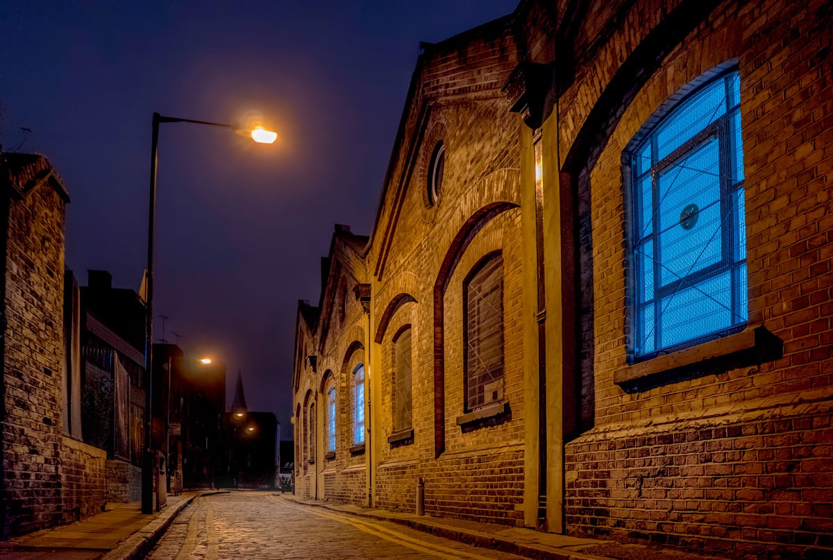 Looking along Gunthorpe Street.