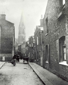 A view of St Mary's Church, Whitechapel.