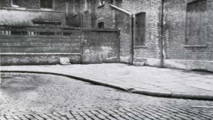 A view of the corner of Mitre Square where Catherine Eddowes body was found.