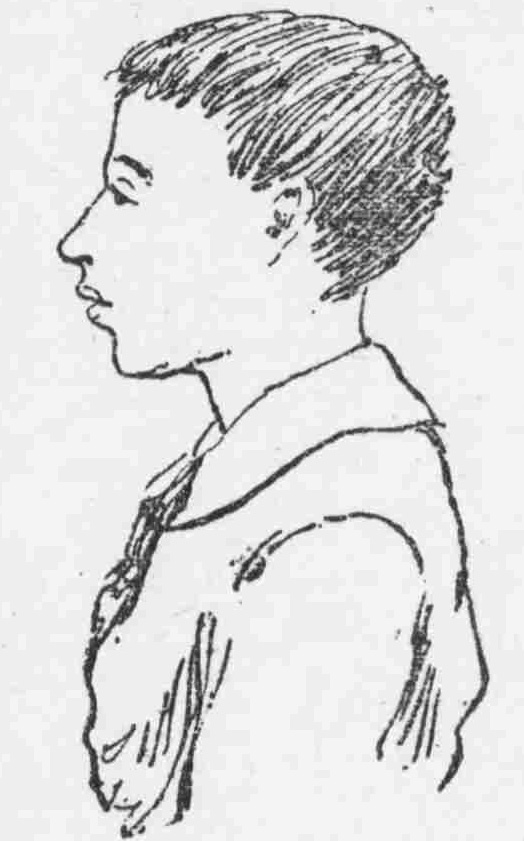 A press sketch depicting Nathaniel Coombes.