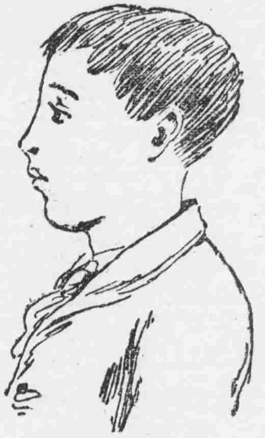 A newspaper sketch of Robert Coombes.