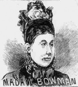 An illustration of Mrs Bowman.