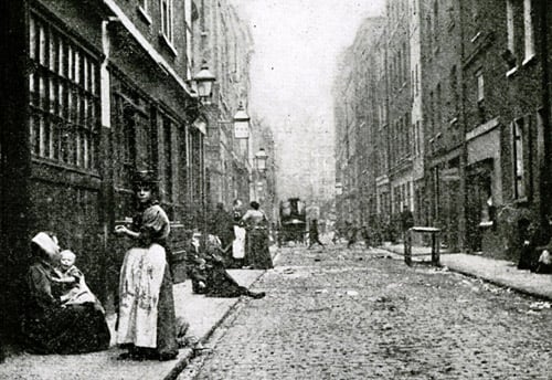 A view along Dorset Street.