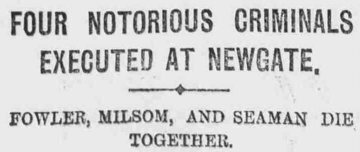 The headline that accompanied the Police News headline.