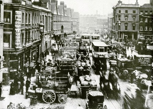 A view along Commercial Street.