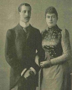 The Duke of Clarence and Princess May of Teck a photograph of them together.