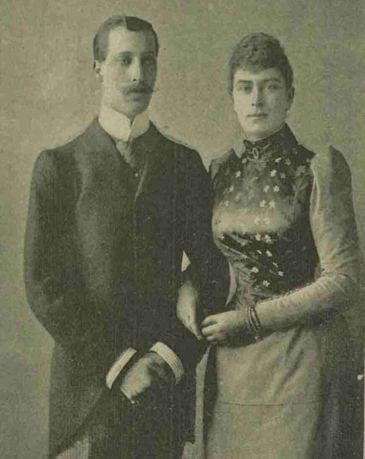 The Duke of Clarence and Princess May of Teck a photograph of them together.