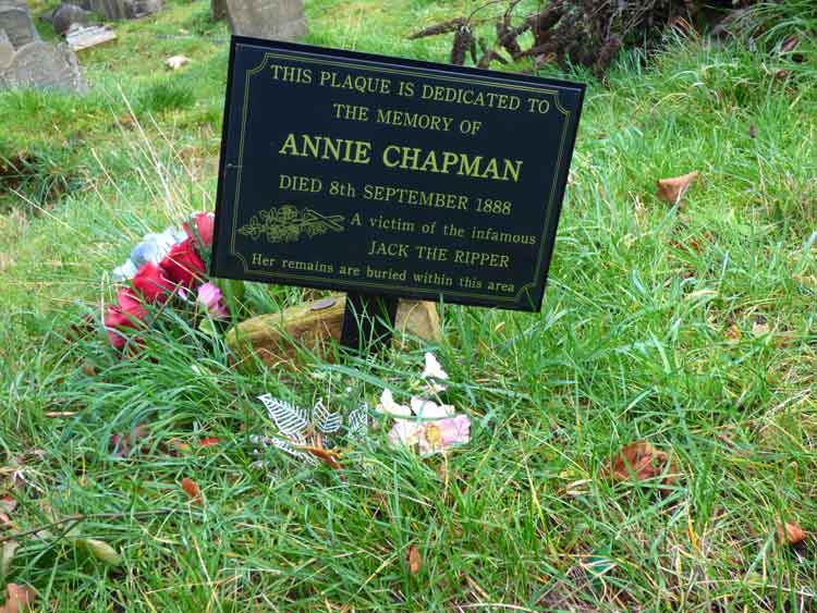 The Memorial Plaque To Annie Chapman, Seen Here On 10th January 2017.