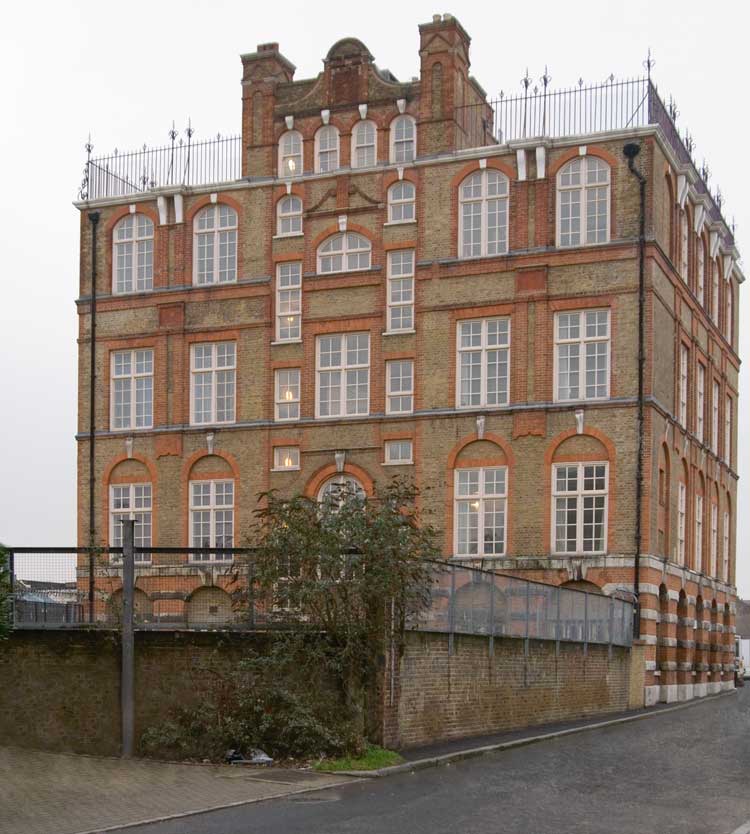 A Photograph of the Buck's Row Board School Close To The Murder Site Of Mary Nichols.