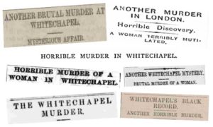 A slection of headlines from 31st August, 1888.