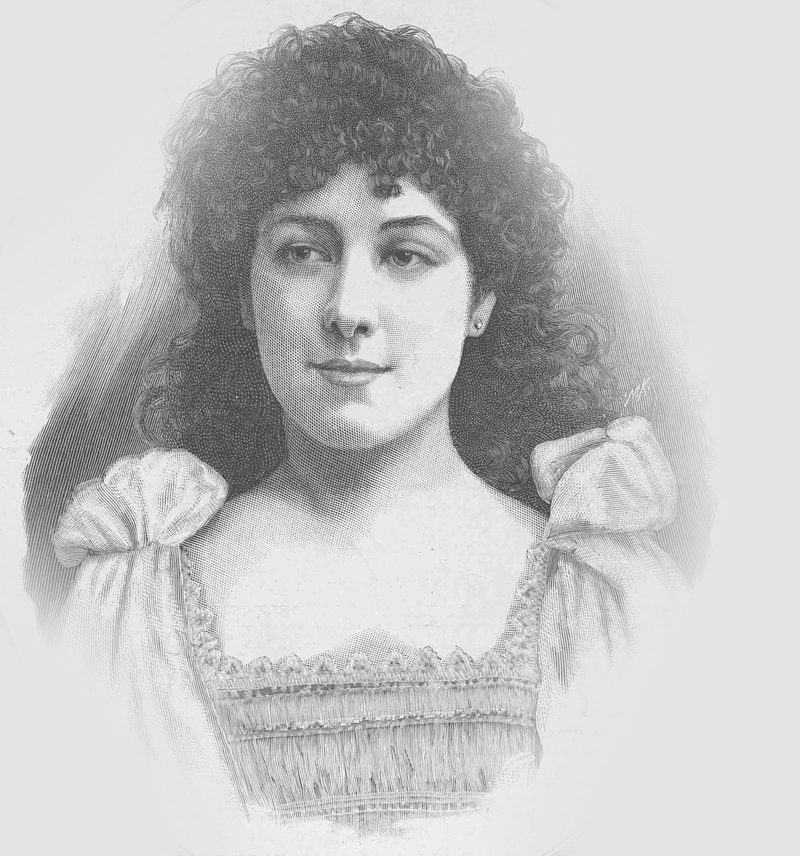 A portrait of Marie Montrose.