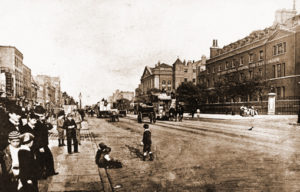 A view along Whitechapel Road.