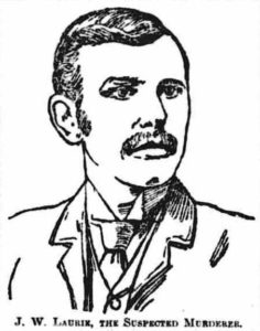 A portrait sketch of John Laurie.