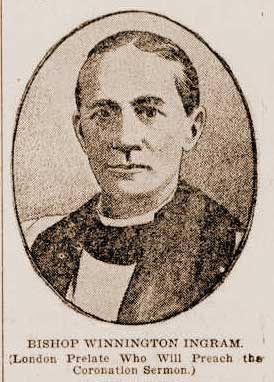 A sketch of Bishop Winnington Ingram.