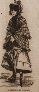 A sketch of a Whitechapel woman.