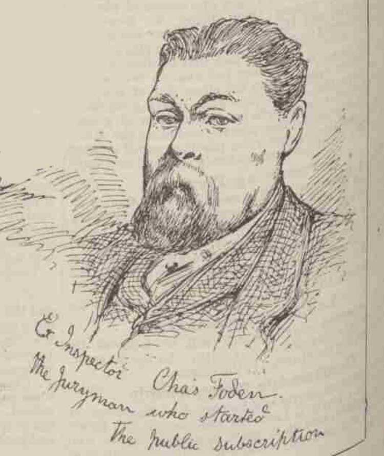 A portrait of Charles Foden.