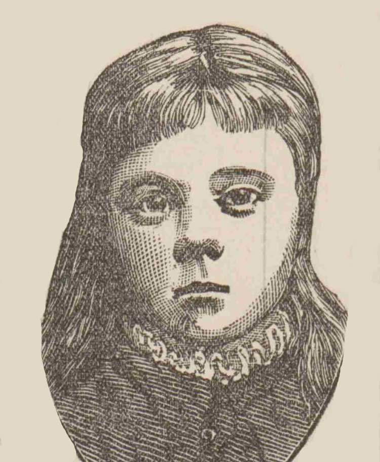 A portrait of Georgina Moore.