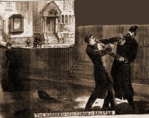 The shooting of Constable Cole.