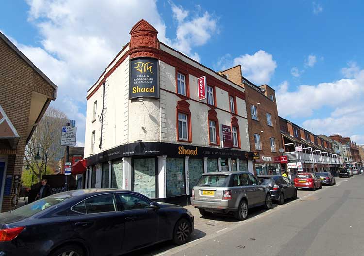 A photo of the former Frying Pan pub.