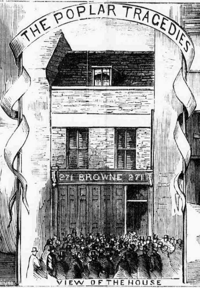 An Illustration of the house where the murder took place.