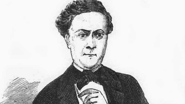 An illustration of Frederic Baker.